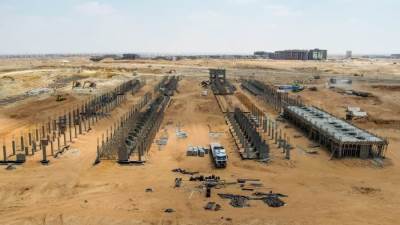 ضمن خطتها للالتزام بالتسليم  ..  «ريبورتاج مصر» تحقق معدلات تنفيذ قوية بمشروع «مونتي نابوليوني» منذ بدء الإنشاءات 