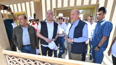 وزير الإسكان يختتم جولته بسانت كاترين  بعد تفقد تطوير موقع التجلى الأعظم فوق أرض السلام