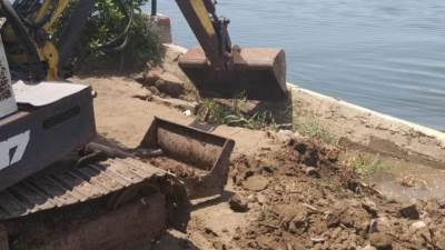 ضمن المرحلة الثانية من الموجة 21 ..إزالة 7 حالات تعدي على أملاك الدولة بفارسكور بدمياط