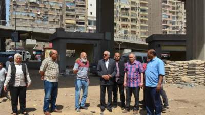 محافظ الجيزة يتفقد أعمال التطوير أسفل مسار محور الفريق كمال عامر بنطاق العجوزة