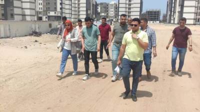 جولة تفقدية لرئيس جهاز المنصورة الجديدة  بمحطة تحلية مياه البحر ومشروع سكن مصر