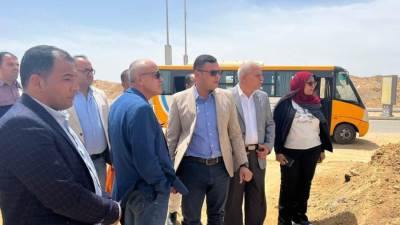 مسئولو " الإسكان " يتفقدون  سير العمل بمشروعات العاصمة الادارية الجديدة