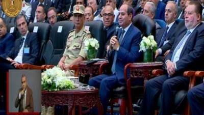 «السيسي» لأصحاب الوحدات السكنية فى ميناء العريش: مش بنعمل ده ضدكم لكن لأجل بلدنا 