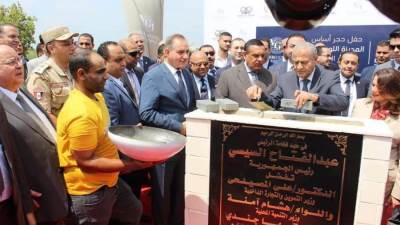 وزير التموين يعلن بدء التنفيذ  ووضع حجر الأساس لإنشاء مناطق  لوجستية - تجارية -بمحافظة كفر الشيخ