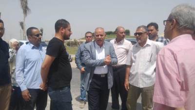 مسئولو " الإسكان " فى جولة تفقدية لمتابعة أعمال التطوير الجارية بمدينة 15 مايو