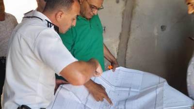 حملة مكبرة لإزالة مخالفات بناء بمنطقة « بيت الوطن»  بالشيخ زايد