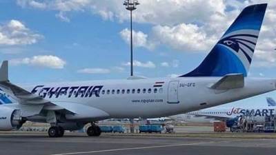 مصر للطيران" تسير 20 رحلة جوية لعودة حجاج بيت الله الحرام