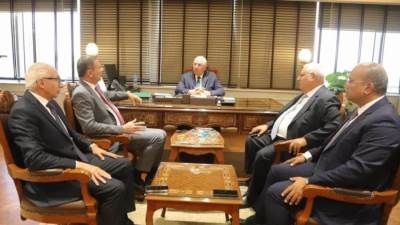 «القصير»  يبحث مع قيادات البنك الزراعي المصري دفع التمويل  في مجال تنمية القطاع الزراعي