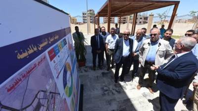 افتتاح المركز التكنولوجي المخصص للتعامل مع أصحاب التواجدات بالأراضي المضافة لمدينة العبور الجديدة