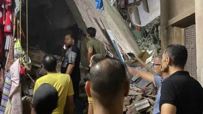 وزيرة التضامن توجه بصرف 60 ألف جنيه لأسرة كل متوفي فى حادث انهيار عقار حدائق القبه