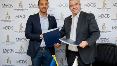 «المطورون العرب القابضة» تتعاقد مع «ميادس» لإدارة الوحدات التجارية بمشروع «نيووم أكتوبر»