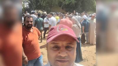 وقفة احتجاجية لملاك أراضي القادسية أمام جهاز العبور الجديدة  لتقنين أوضاع أراضيهم