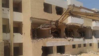 محافظة القاهرة: هدم وإزالة 4 عقارات من إجمالي 66  عقار لإعادة تخطيط منطقة ألماظة