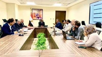 نائب وزير الإسكان للبنية الأساسية يترأس اجتماعا لمتابعة مشروع محطة معالجة إسكندرية الغربية