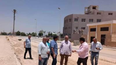 مسئولو «الإسكان» يتفقدون أعمال التطوير الجارية بالمناطق المختلفة بمدينة العبور