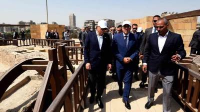 بحضور «مدبولى» افتتاح مشروع ترميم برج مأخذ سور مجرى العيون وحصن بابليون
