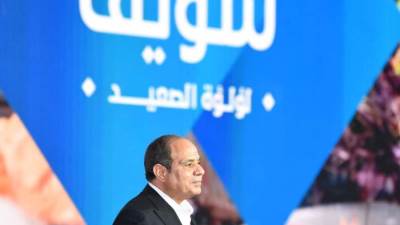 السيسي من بنى سويف:«ظروفنا صعبة لكن لدينا حلم لن ولم يتوقف رغم الصعوبات»