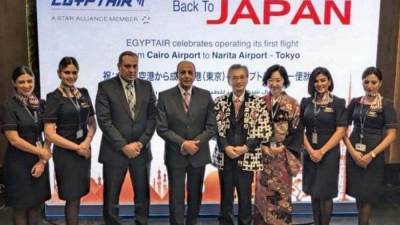 بعد توقف لمدة 3 سنوات .. إعادة تشغيل أولى رحلات  «مصر للطيران» إلى العاصمة اليابانية طوكيو