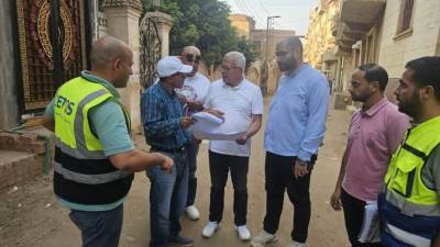 رئيس شركة مياه المنوفية يتابع مشروعات الصرف الصحي الجارى تنفيذها بتلا