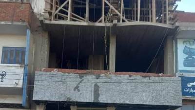 وقف تنفيذ محاولة تعدٍّ بالبناء بدون ترخيص بحيِّ ثان مدينة الإسماعيلية