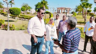 رئيس جهاز طيبة الجديدة يتفقد سير العمل بالمشروعات المختلفة