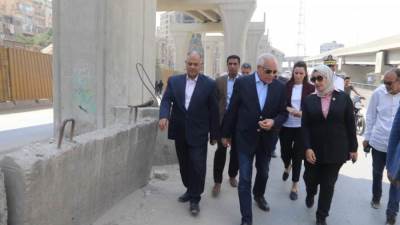 بتكلفة 20 مليون جنيه .. محافظ الجيزة يتابع المرحلة الأولي من أعمال تطوير ورفع كفاءة كوبري ناهيا