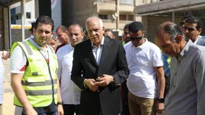 محافظ الجيزة يتابع أعمال التطوير بمنطقة الشيشيني ضمن مشروع تأهيل ترعة المريوطية فيصل