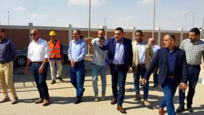 «مسئولو الإسكان» يتفقدون أعمال المرافق والطرق بمدينة بدر