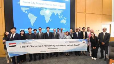 مساعد وزير الإسكان يناقش مع وفد كوري خطة تحويل مدينة بدر إلى مدينة ذكية