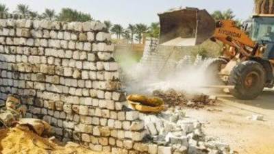 خلال أسبوع .. إزالة 4583 حالة تعدٍ على الأراضي الزراعية  و457 حالة بناء مخالف على مساحة 190 ألف متر 