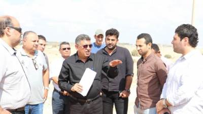 جولات ميدانية لرئيس جهاز مدينة السادات لمتابعة مشروعات مياه الشرب والصرف الصحى