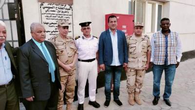 رئيس الجهاز يفتتح مبنى التجنيد والتعبئة بمدينة طيبة الجديدة 