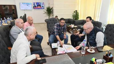 «الجزار» فى «العلمين الجديدة» لمتابعة معدلات إنجاز المشروعات الجارى تنفيذها بالمدينة