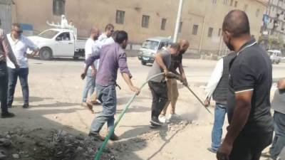 «مياه الإسكندرية»: حملات لإزالة التعديات على شبكة مياه الشرب بالمناطق التابعة لفرع السيوف 