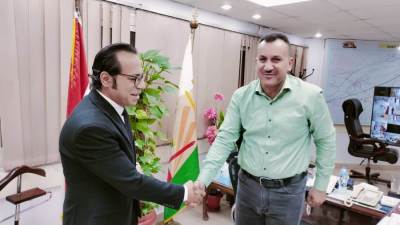 رئيس جهاز طيبة الجديدة  يوافق على تخصيص أراض لصالح نقابة المهندسين وهيئة التأمين الصحي 