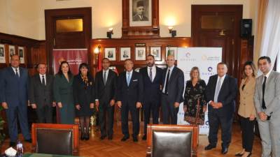 بنك مصر يوقع بروتوكولى تعاون مع «عامر جروب» و«قسطلي هومز» للاستثمار العقاري 