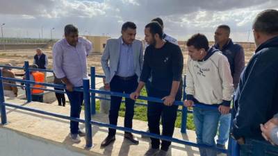 وزير الإسكان يتابع موقف مشروعات تطوير منظومة الصرف الصحي والطرق بمدينة برج العرب الجديدة