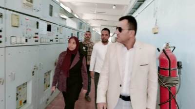 رئيس جهاز مدينة طيبة الجديدة يتفقد محطة محولات الكهرباء بالمدينة