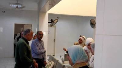 رئيس جهاز مدينة بدر يتفقد أعمال تجهيز المركز الطبي لخدمة المستفيدين بوحدات «زهرة العاصمة»