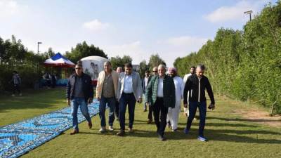 رئيس جهاز الشيخ زايد يتابع موقف توفيق أوضاع منطقة الثورة الخضراء