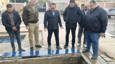 رئيس جهاز الشروق  يوجه بإستمرار رفع حالة الإستعداد للتعامل مع الطقس السيء