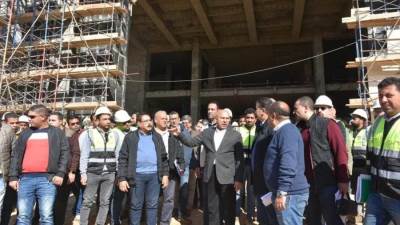 وزير النقل يتابع تقدم معدلات تنفيذ  شبكة القطار الكهربائي السريع