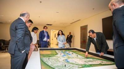 «العاصمة الإدارية » تستقبل وفدًا من بنك التنمية الجديد التابع لتحالف بريكس