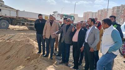 مسئولو "الإسكان" يتفقدون المشروعات الجارية بمدينة أكتوبر الجديدة