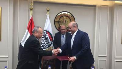 بروتوكول تعاون بين «هيلثي فاميلى» و «قطاع الأعمال» لإقامة مشروع تصنيع زراعي بالصالحية الجديدة