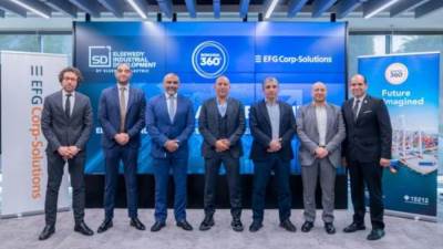 لتقديم حلول تمويلية .. «إي إف چي» توقع بروتوكول تعاون مع شركة السويدي للتنمية الصناعية