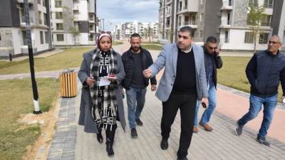 مسئولو  «الإسكان» يتابعون سير العمل بمشروع جنة 2 بمدينة الشيخ زايد