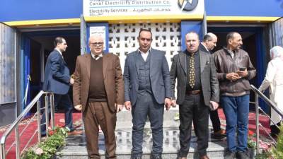 رئيس جهاز الشروق  يفتتح المركز التكنولوجى لخدمات الكهرباء بالمدينه 