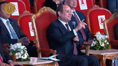 السيسي: البنك المركزي استقبل جزءا من أموال مشروع رأس الحكمة