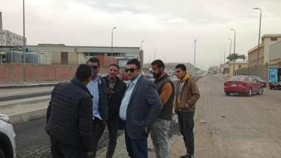 رئيس جهاز العبور يتفقد أعمال تنفيذ مشروع الورش الرئيسية بالمنطقة الصناعية